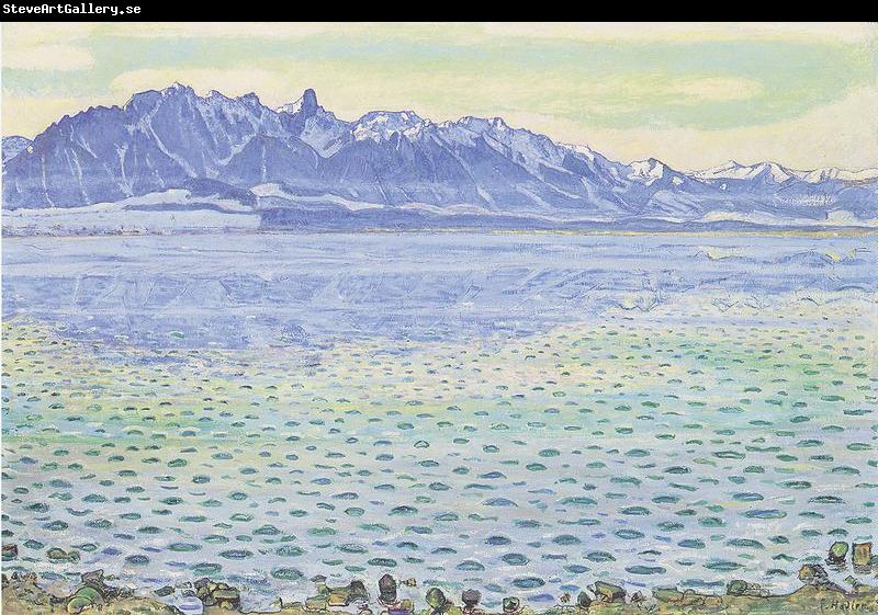 Ferdinand Hodler Thunersee mit Stockhornkette